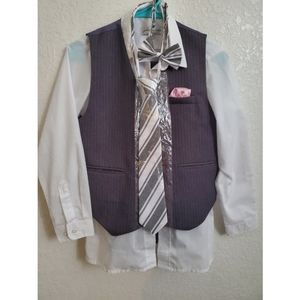 Boys Suit/Vest/Shirt/Pants/Bow Tie/Tie